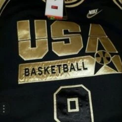 N-STOCK.NET NIKE MICHAEL JORDAN 92 OLYMPIC DREAM TEAM SPECIAL EDITION BLACK/GOLD JERSEY XXL