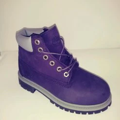 N-STOCK.NET TIMBERLAND PURPLE BOOT YOUTH'S/JEUNEA PS