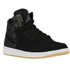 N-STOCK.NET AIR JORDAN 1 FLIGHT 3 BLACK W GUM SOLE GS
