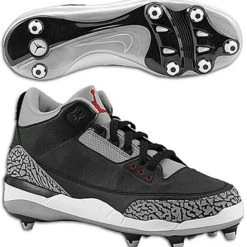 N-STOCK.NET AIR JORDAN RETRO 3 FOOTBALL CLEAT MENS 11.5