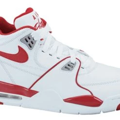 N-STOCK.NET NIKE FLIGHT 89 WHITE VARSITY RED LAST ONE SZ 13